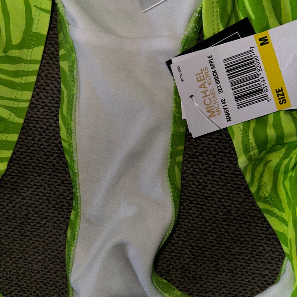 Michael KorsGreen Zebra Print Bikini Set - Picture 8 of 10